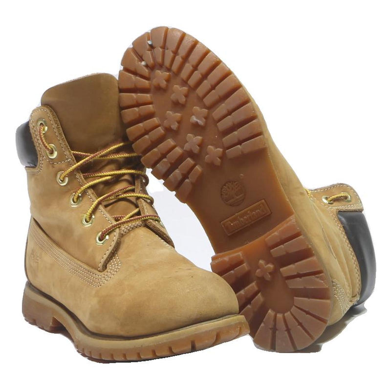 TIMBERLAND Womens Classic 6 Inch Lace-Up Leather Boots UK 5 Outdoor Workwear