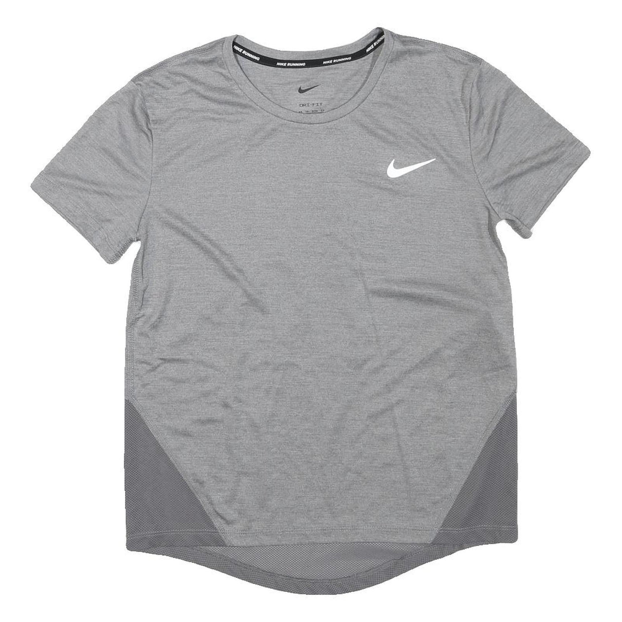 NIKE Womens Grey Running T-Shirt XS Short Sleeve Crew Neck