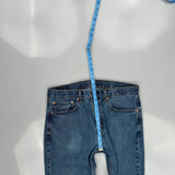 505 Levis Jeans - 35W 27L Blue Cotton
