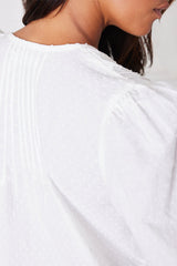 Chloe Shirt in Off White Solid