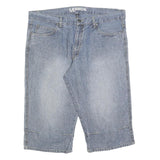 LERROS Mens Shorts Blue Denim Casual XL W40 Cotton Blend