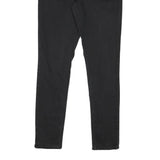 LEVI'S 711 Womens Slim Black Denim Jeans Cotton Blend Zip W29 L27 Skinny Fit