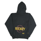 PORT & COMPANY Mens Black Lady Lions Varsity Basketball Hoodie L Cotton Pullover