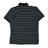Tommy Hilfiger Striped Polo Shirt - XL White Cotton