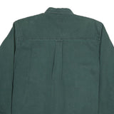THREE RIVERS Mens Green Shirt XL Button Down Cotton Long Sleeve Casual