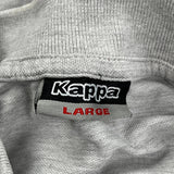 Kappa Polo Shirt - Large Grey Cotton