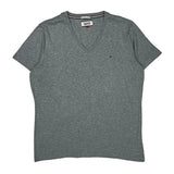 Hilfiger Denim T-Shirt - XL Grey Cotton