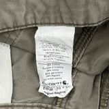 Carhartt Double Knee Dungarees - 30W 30L Khaki Cotton