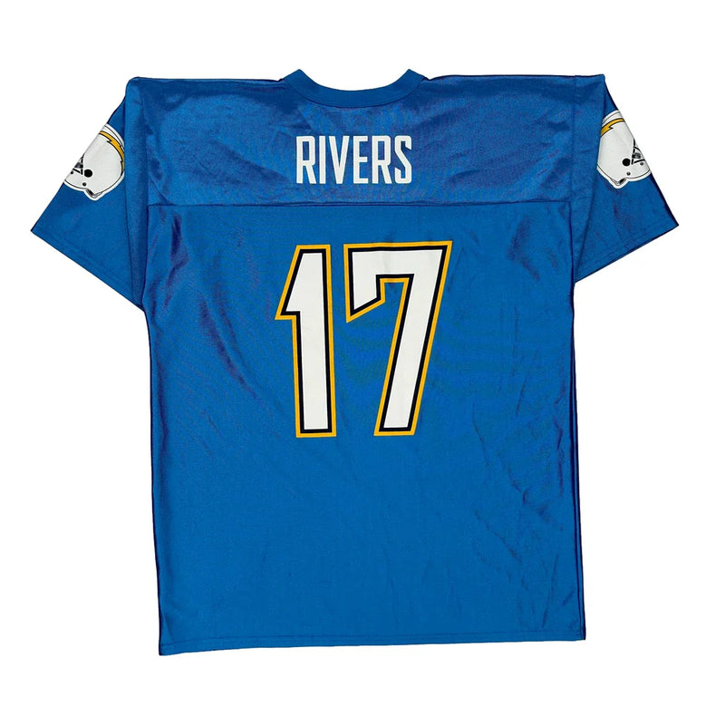 Los Angeles Chargers Nfl Jersey - Large Blue Polyester