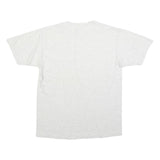 DICKIES Mens White Plain T-Shirt L Short Sleeve Crew Neck Cotton Blend Pocket