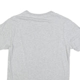 NEW BALANCE Mens Grey Cotton T-Shirt M Short Sleeve Crew Neck Logo Print