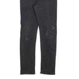 LEVI'S 510 BIG E Mens Jeans Black Slim Skinny Denim W32 L29 Distressed
