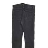 LEVI'S 510 BIG E Mens Jeans Black Slim Skinny Denim W32 L29 Distressed