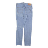 LEVI'S 501S Womens Jeans Blue Slim Skinny Denim Light W29 L30 Ripped Knee