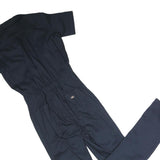 DICKIES Womens Navy Blue Polyester Blend Dungarees Regular Fit XS W28 L30