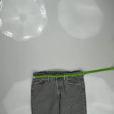 501 Levis Jeans - 33W 35L Gray Cotton