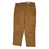 Workwear Carhartt Double Knee Carpenter Trousers - 38W 31L Brown Cotton