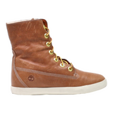 TIMBERLAND Lace-Up Boots Brown Synthetic Womens UK 4