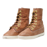 TIMBERLAND Lace-Up Boots Brown Synthetic Womens UK 4