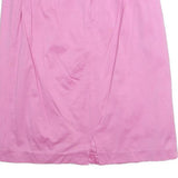 LUISA SPAGNOLI Womens Pink Pencil Knee Length Cotton Blend Plain M Elegant