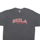 CHAMPION Mens Grey Biola Eagles Graphic T-Shirt XL Short Sleeve Crew Neck Cotton