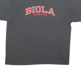 CHAMPION Mens Grey Biola Eagles Graphic T-Shirt XL Short Sleeve Crew Neck Cotton