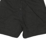 LEE Mens Black Casual Shorts M W30 Elastic Waist Cotton Blend Comfort