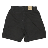 LEE Mens Black Casual Shorts M W30 Elastic Waist Cotton Blend Comfort