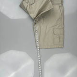 Dickies Cargo Shorts - 31W 11L Beige Cotton