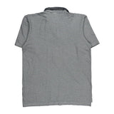 Stretch Tommy Hilfiger Striped Polo Shirt - XL Black & White Cotton