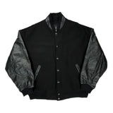 2004/2005 Division Champions Outer Boundary Graphic Varsity Jacket - XL Black Leather
