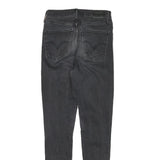 LEVI'S Womens Jeans Black Slim Skinny Denim Medium W26 L30 Stretch Zip