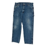 Wrangler Carpenter Jeans - 36W 32L Blue Cotton Blend