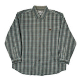 Carhartt Checked Shirt - 2XL Gray Cotton