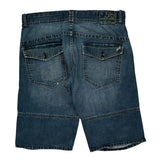 Jean Intelligence Denim Shorts - 36W 12L Blue Denim