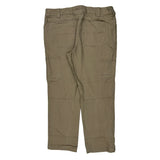 Unbranded Double Knee Cargo Pants - 38W 30L Khaki Cotton
