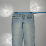 Ralph Lauren Boot Cut Jeans - 31W US 8 Light Wash Cotton