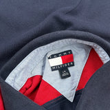 Tommy Hilfiger Polo Shirt - Large Navy Cotton