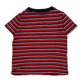 Age 2 Polo By Ralph Lauren Striped T-Shirt - 2XS Red Cotton