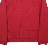 NAUTICA Mens Red Classic Jacket L Polyester Plain Zip Closure