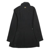 G-STAR Mens Black Wool Blend Button Jacket XL Woven Classic Winter Outerwear