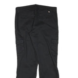 DICKIES Womens Regular Fit Black Cargo Trousers W34 L31 Practical Comfortable