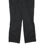 DICKIES Womens Regular Fit Black Cargo Trousers W34 L31 Practical Comfortable