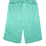 KAREN MILLEN Womens Rayon Relaxed Wide-Leg Trousers W26 L30 Pastel Green Loose