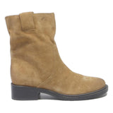 GUESS Womens Ankle Boots Leather Beige UK 5 Elegant Casual Stylish Winter Wear