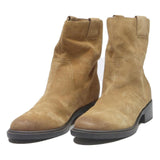 GUESS Womens Ankle Boots Leather Beige UK 5 Elegant Casual Stylish Winter Wear