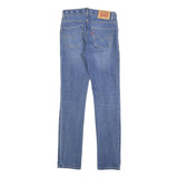 LEVI'S 510 Slim Girls Jeans Blue Denim W26 L29 Cotton Blend Zip Classic Fit