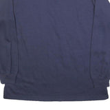 JACLYN SMITH Womens Blue V-Neck Sweatshirt L Embroidered Detail