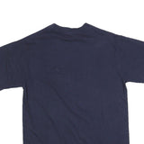 SHAM'S Womens Navy Blue St Lucia Island Paradise Graphic T-Shirt M Short Sleeve