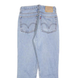 LEVI'S 501 Womens Jeans Blue Regular Straight Denim Light W28 L26 Classic Fit